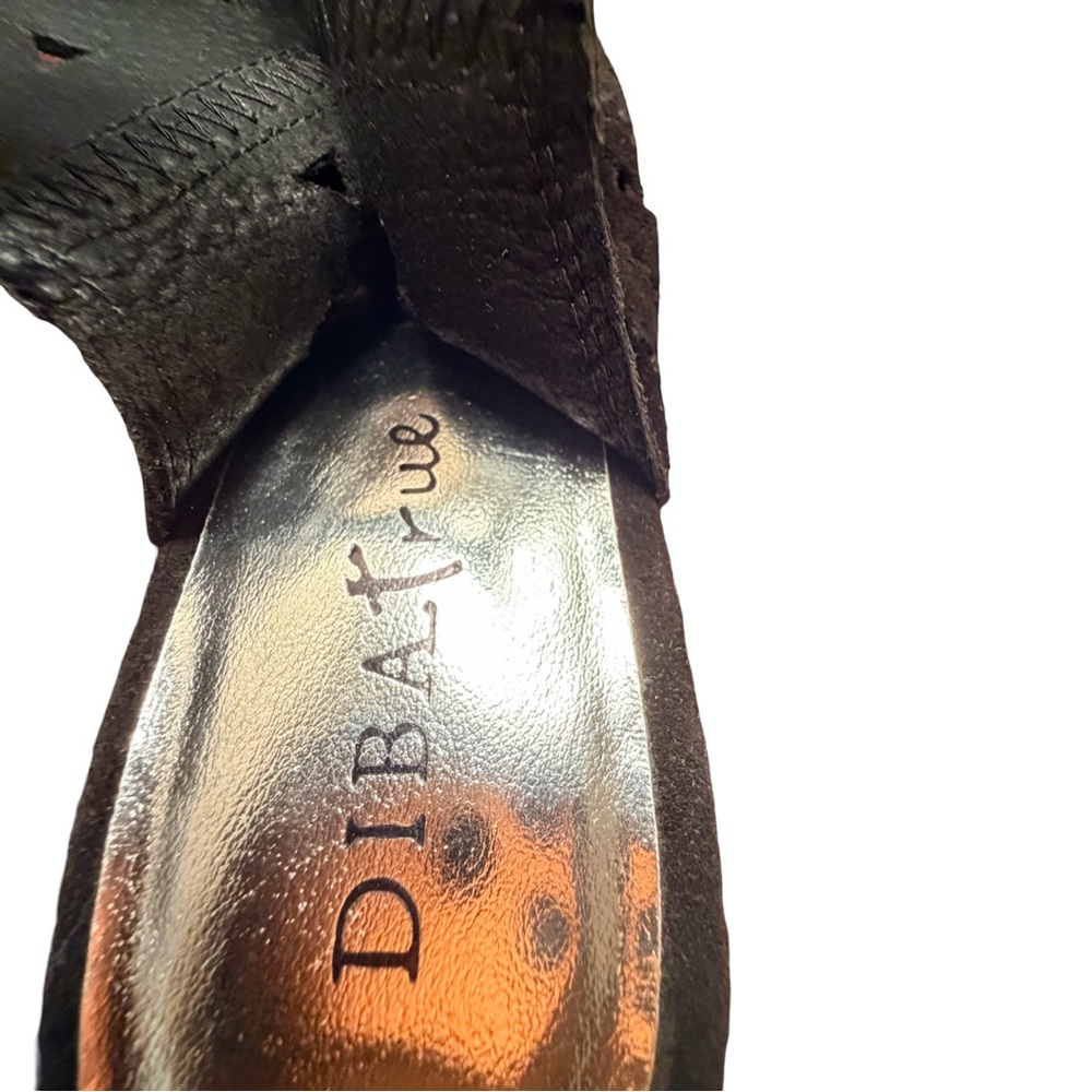 Dibat/Diba True Black Suede Perforated Ankle heels-from Evereve- NWT - Picture 7 of 8